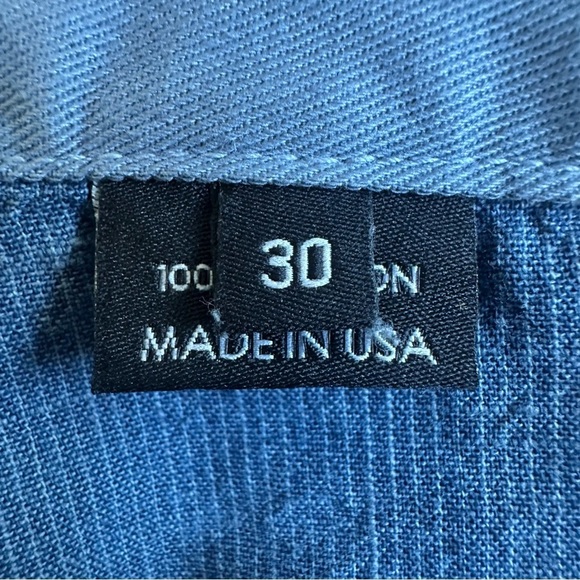 Esby Apparel NWT Shane Pant Marine Blue Size 30 Slim Straight Leg Cotton Twill - Picture 9 of 11